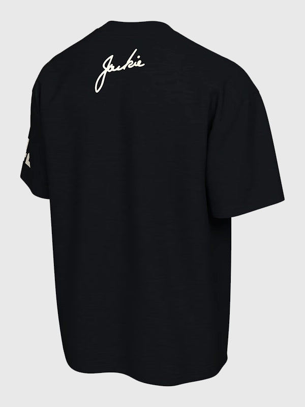 Nike Jackie Robinson Sportswear Club Tee designed with classic crew neck fit and minimal everyday styling
