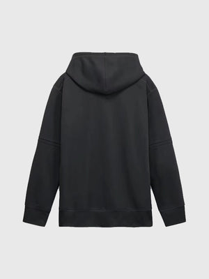Black Pittsburgh Pirates Nike Therma-FIT hoodie recreated with warm fleece interior and modern athletic styling
