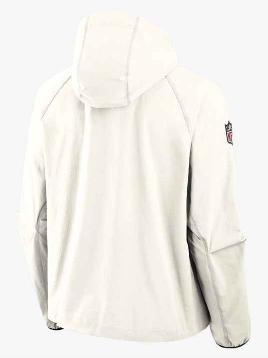 Cream Nike Arizona Cardinals Rivalries Collection 2025 tech jacket with smooth zip fastening and soft inner lining.