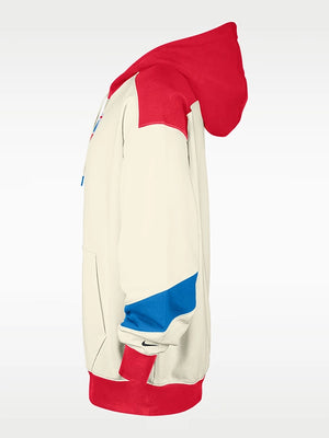 Recreated beige WNBA x Nike Legends basketball hoodie with versatile casual wear appeal and soft fleece feel