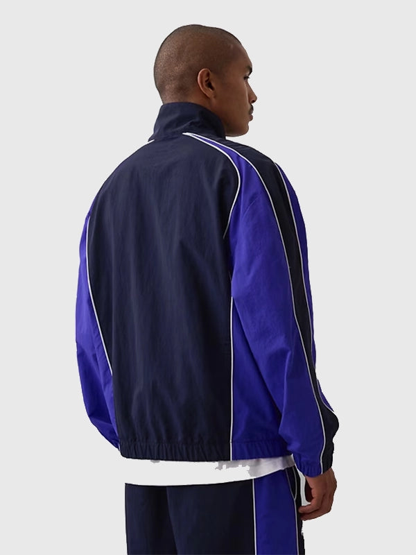 RECREATED Gap Awake NY 2026 Oversized Zip Track Jacket crafted with clean lines and a modern sportswear silhouette