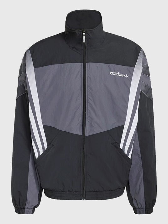 Adidas Laneway Lookbook 2026 Santiago black track jacket recreated with a modern streetwear profile