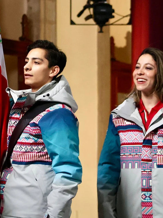 Charly Team Mexico hooded jacket inspired by Winter Olympics 2026 Milano Cortina with a sleek design