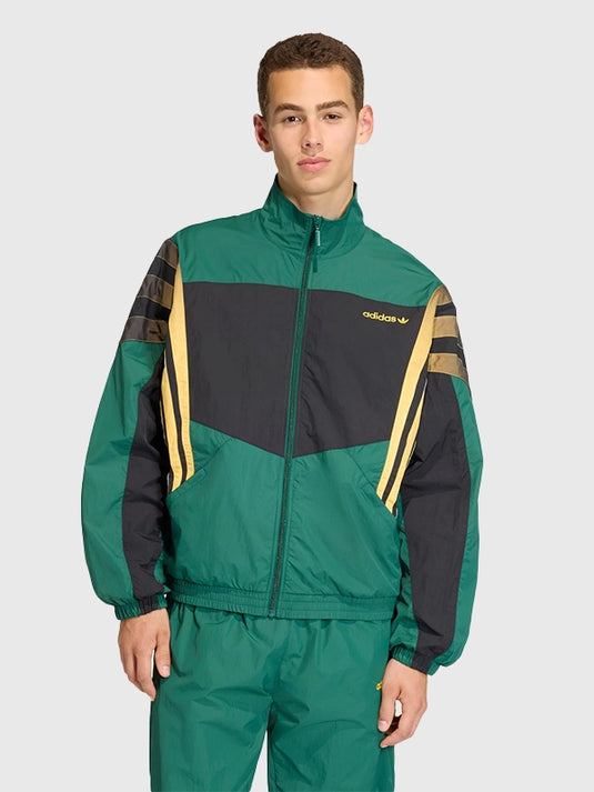 Recreated Adidas Santiago full zip track jacket in green inspired by the Laneway Lookbook 2026 lineup