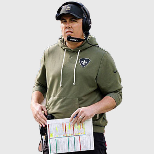 Kellen Moore New Orleans Saints Salute to Service 2025 Hoodie