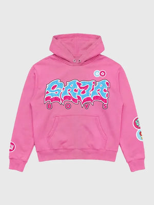 Recreated Vandy The Pink x Netflix KPop Demon Hunters x McDonald’s Saja Boys hoodie with bold graphic print and relaxed streetwear fit