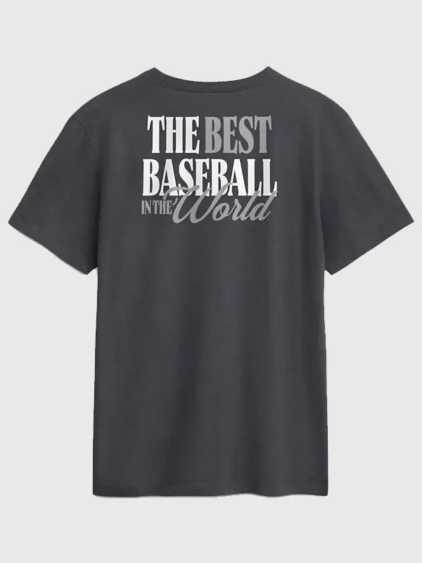 RECREATED Nike Venezuela Champions Locker Room T-Shirt in Charcoal offering relaxed everyday wearability with bold tournament celebration styling