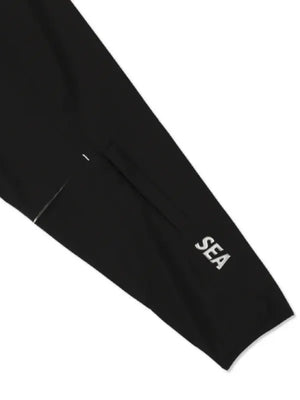 PlayStation x Wind and Sea–inspired black jacket designed with a technical outerwear silhouette