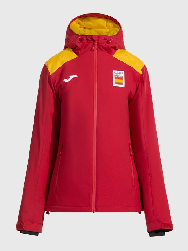 Recreated Milano Cortina 2026 Team Spain Joma Sport anorak jacket featuring a clean athletic profile